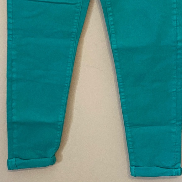 Loft The Girlfriend mid rise jean in green - Picture 6 of 7